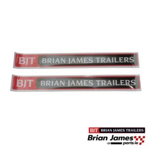 1 New Style Brian James Trailers Logo Sticker Pair 65cm x7cm