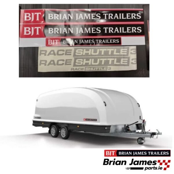 Brian James Trailers Race Shuttle 3 RS3, New Style 2026 Stickers Complete Kit