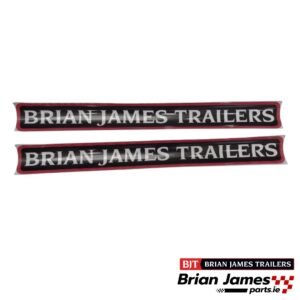1 Pair of Brian James Trailers Logo Sticker Brand New Brian James 58cm x6cm