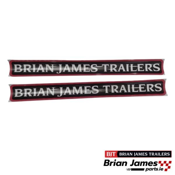 Pair of Brian James Trailers Logo Sticker Brand New Brian James 65cm x7cm