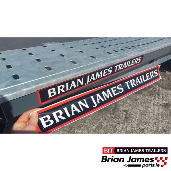 Pair of Brian James Trailers Logo Sticker Brand New Brian James 65cm x7cm