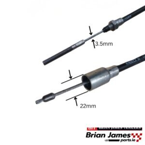 KNOTT Trailer Brake Cable Type 3/M8 Thread – 1630mm