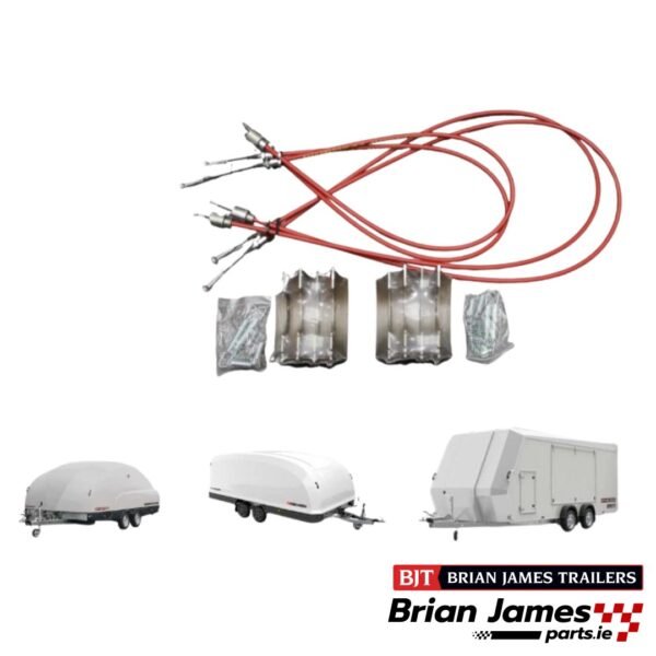 Brian James Brake Service Kit (Shoes & Cables) RS2 RS3 Race Sport